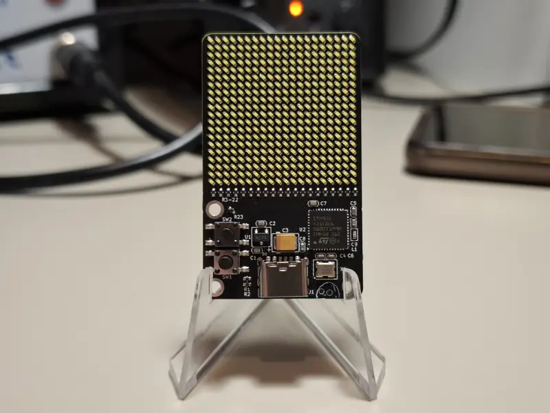 Bare assembled board (front)