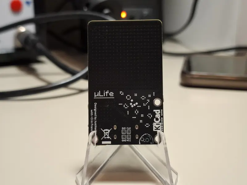 Bare assembled board (back)